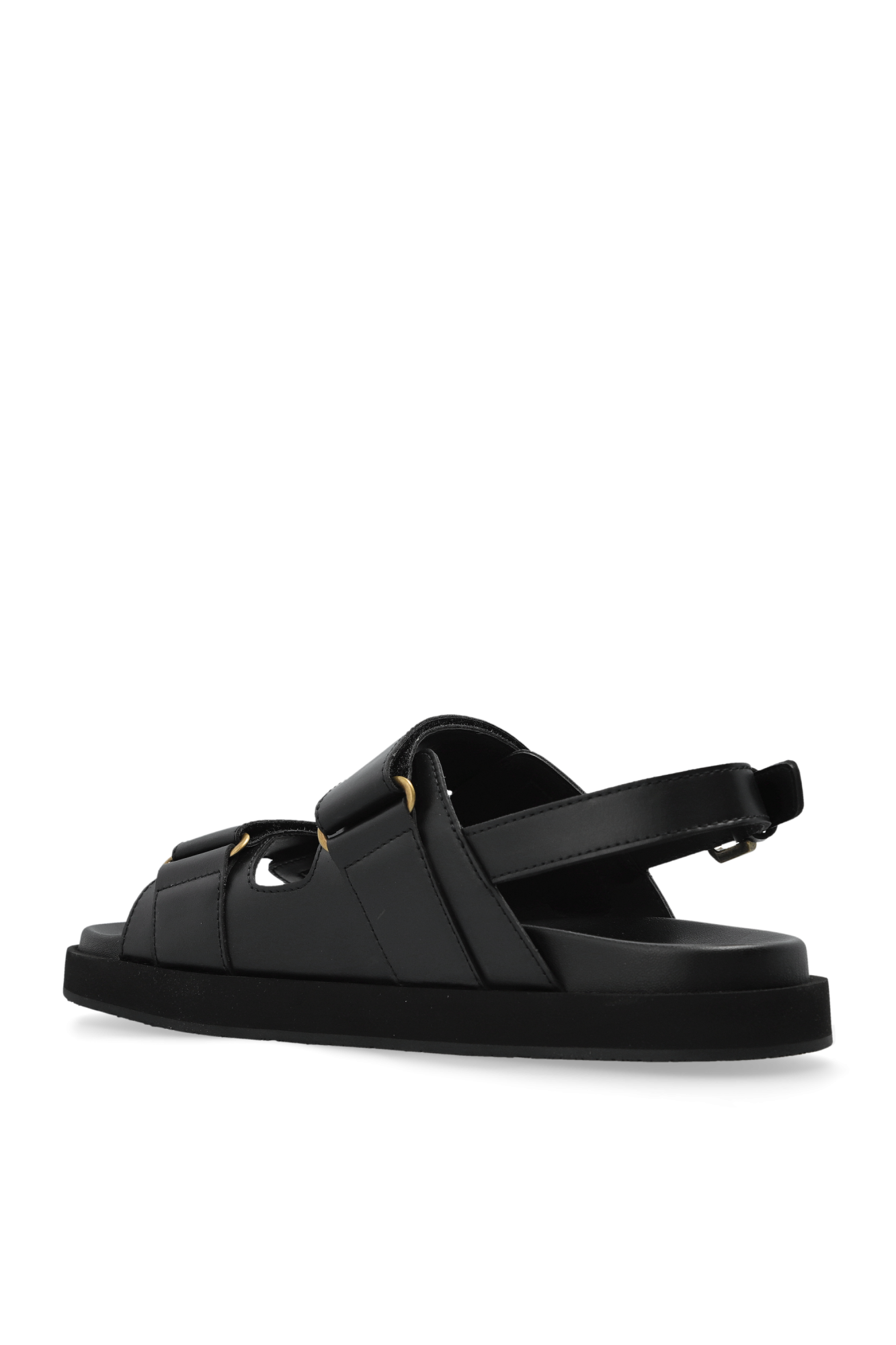 【関税・送料込み】ETRO SANDALS BROWN LEATHER SLIDES etro-Multicolor-Flat-Sandals.jpeg